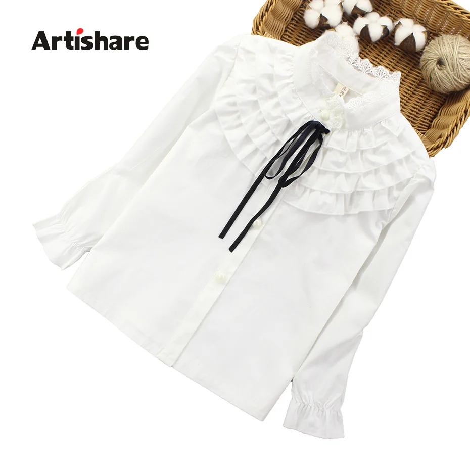 Artishare Girls Blouses 2017 Casual Children Clothing White Girls Blouses Long Sleeve Shirts Autumn Spring Kids Clothes
Artishare Girls Blouses 2017 Casual Children Clothing White Girls Blouses Long Sleeve Shirts Autumn Spring Kids Clothes