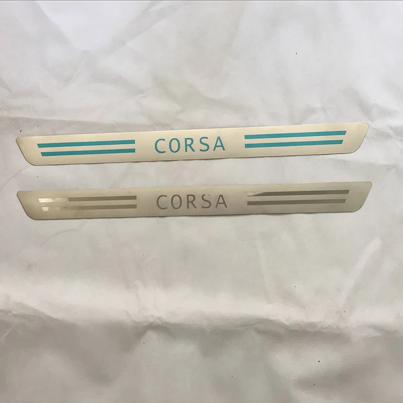 For OPEL Corsa For Vauxhall 2012 2013 2014 Automobile Stainless Door Sill Plate Car Styling Stickers Accessories 2pcs
For OPEL Corsa For Vauxhall 2012 2013 2014 Automobile Stainless Door Sill Plate Car Styling Stickers Accessories 2pcs