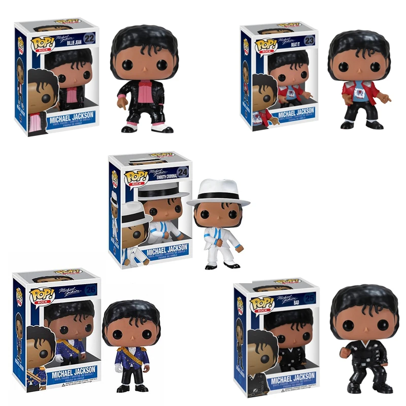 FUNKO POP New Official Michael Jackson Action Figures Collectible Model Toys for Children Birthday Present Gift
FUNKO POP New Official Michael Jackson Action Figures Collectible Model Toys for Children Birthday Present Gift