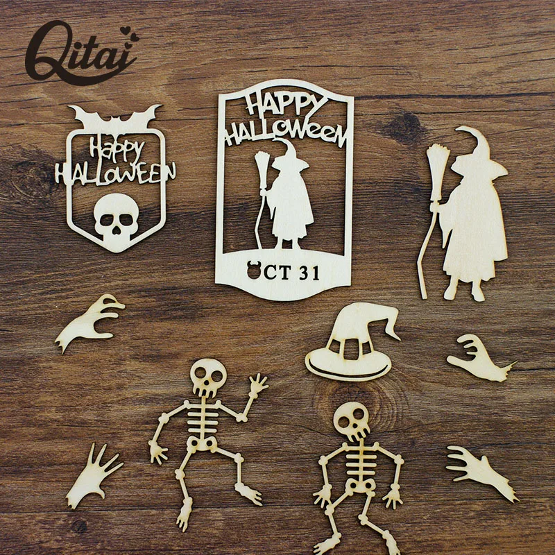 QITAI 30pcs "Halloween" Wooden Veneer Shape DIY Scrapbooking wood Craft Products the home decoration for children gifts wf157
QITAI 30pcs "Halloween" Wooden Veneer Shape DIY Scrapbooking wood Craft Products the home decoration for children gifts wf157