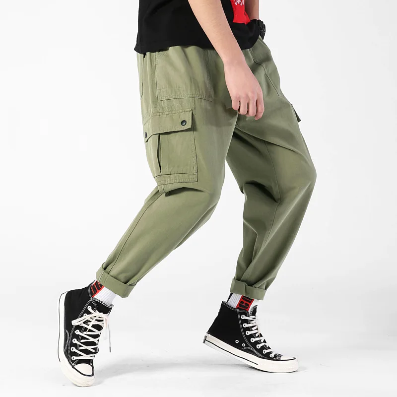 Men's Elastic waist spring and summer casual nine pants men's trend comfortable and casual multi-pocket tooling nine pants
Men's Elastic waist spring and summer casual nine pants men's trend comfortable and casual multi-pocket tooling nine pants
