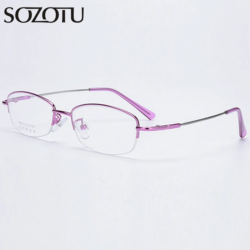SOZOTU Optical Eyeglasses Frame Women Computer Prescription Memory Glasses Spectacle Frame For Female Clear Lens Eyewear YQ596
SOZOTU Optical Eyeglasses Frame Women Computer Prescription Memory Glasses Spectacle Frame For Female Clear Lens Eyewear YQ596