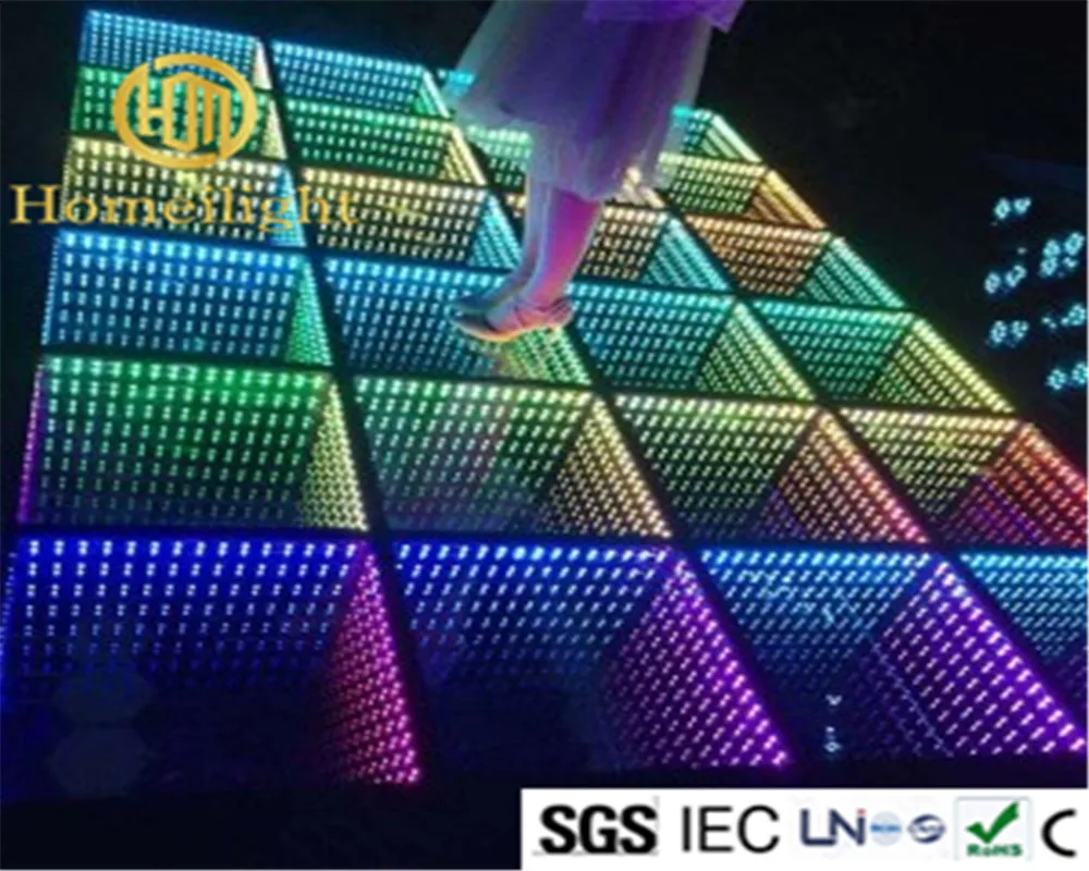 RGB Full Color Control Led Dance Floor Stage Light Party Disco Infinity Mirror 3D Led Dance Floor
RGB Full Color Control Led Dance Floor Stage Light Party Disco Infinity Mirror 3D Led Dance Floor