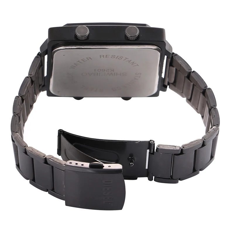shiweibao black full steel watches for men four time zones fashion wristwathes (2)