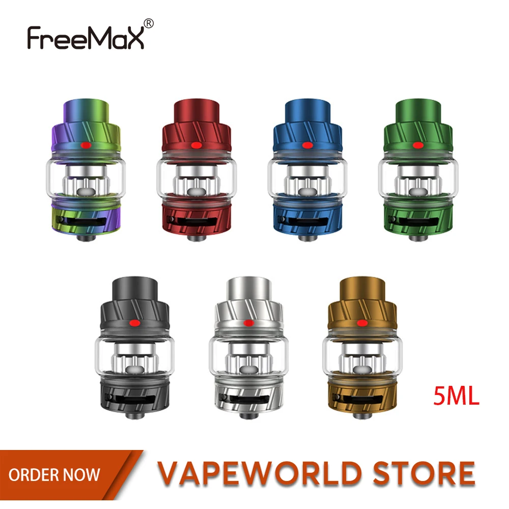 

Original Freemax Fireluke 2 Tank Metal Edition 5ml/2ml Atomizer Fit Freemax TX Mesh Coil Larger Cloud Vape Tank Vs Fireluke Tank