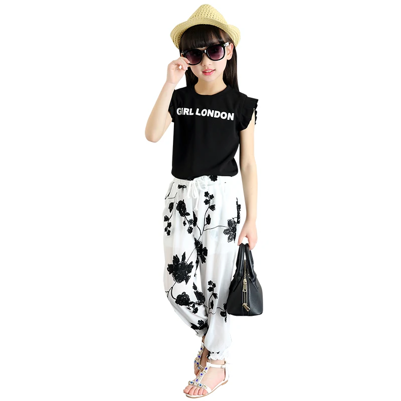 Brand Baby Girls Clothing 2019 Summer Kids Beautiful Embroidered Flower T-shirt + Mesh Trousers Sweet Trend Two Sets 4-12 Year
Brand Baby Girls Clothing 2019 Summer Kids Beautiful Embroidered Flower T-shirt + Mesh Trousers Sweet Trend Two Sets 4-12 Year