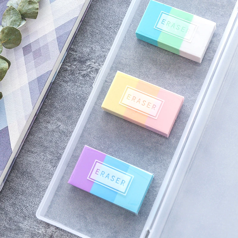 5 pcs/lot Fresh Candy Color Erasers Three Colors Mix Student School Stationerys Jelly Sketch Art Erasers
5 pcs/lot Fresh Candy Color Erasers Three Colors Mix Student School Stationerys Jelly Sketch Art Erasers