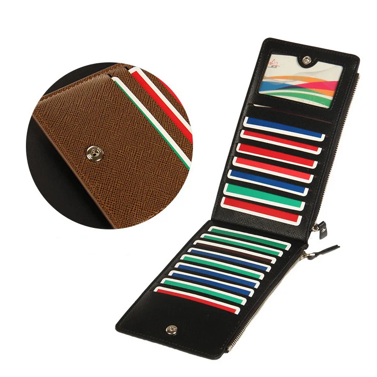 New Fashion Designers 16 Slots Card Holders Men PU Leather Zipper Wallet Hasp Large Capacity Money Purse Male Mobile Phone Bag 
New Fashion Designers 16 Slots Card Holders Men PU Leather Zipper Wallet Hasp Large Capacity Money Purse Male Mobile Phone Bag