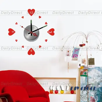 1x Wholesale Large DIY Home Decor Frameless Wall Clock Vinyl Sticker Heart Design Decal 10A029 MAX3 Brand Room Decors
1x Wholesale Large DIY Home Decor Frameless Wall Clock Vinyl Sticker Heart Design Decal 10A029 MAX3 Brand Room Decors