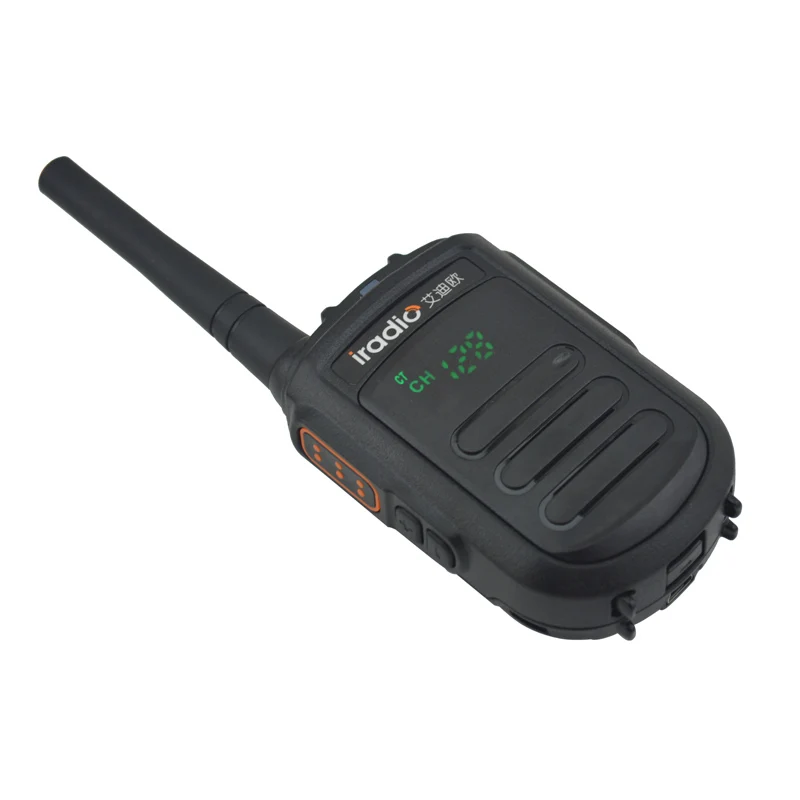 IRADIO CP-168 VHF 136-174MHz 2W 128CH Compact Portable Two-way Radio with Built-in hidden LED Display
IRADIO CP-168 VHF 136-174MHz 2W 128CH Compact Portable Two-way Radio with Built-in hidden LED Display