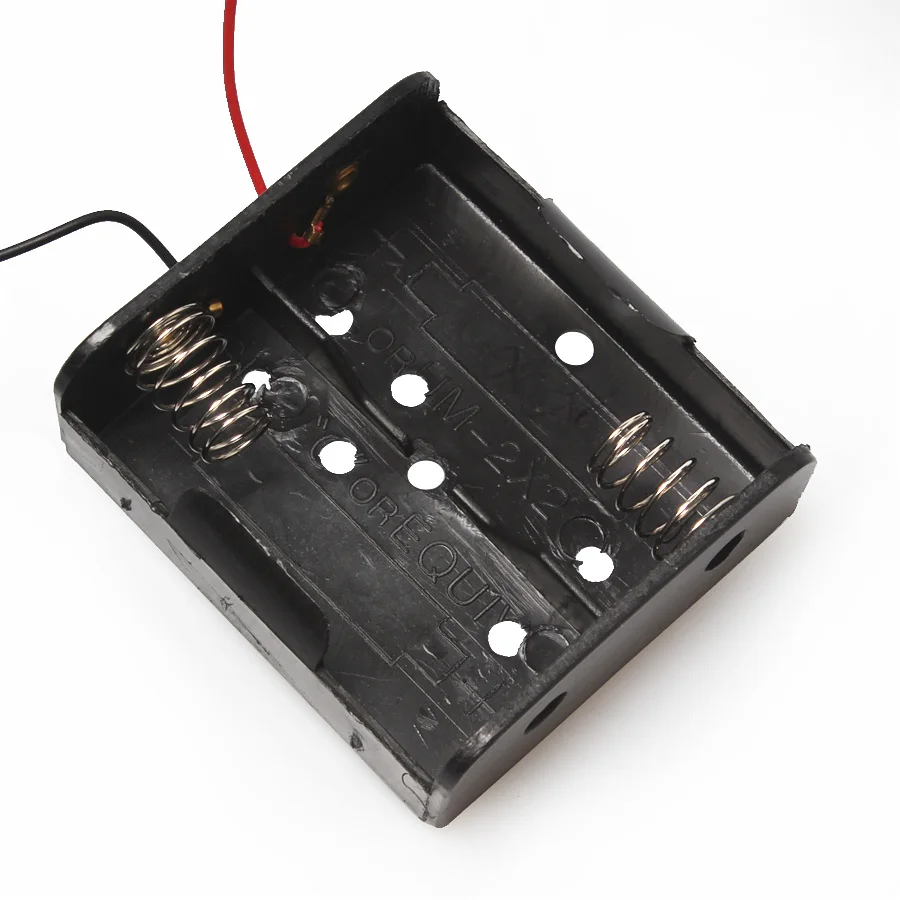 1PCS "C "Size Battery Box Large Two Sections Side By Side Case With Wire Leaded For 2 x C Size 3V Batteries 65.6x59.5x30mm
1PCS "C "Size Battery Box Large Two Sections Side By Side Case With Wire Leaded For 2 x C Size 3V Batteries 65.6x59.5x30mm