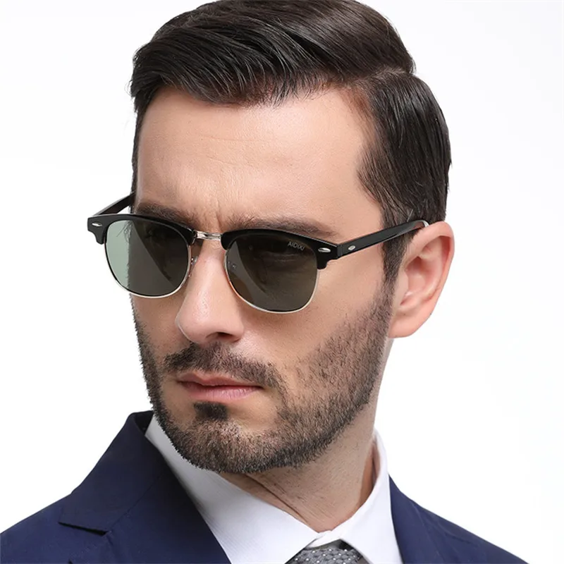 Olvio Brand 2019 Polarized Semi-Rimless Sunglasses Women Men Vintage Rice Nail UV400 Classic Eyewear Brand Designer Sun Glasses
Olvio Brand 2019 Polarized Semi-Rimless Sunglasses Women Men Vintage Rice Nail UV400 Classic Eyewear Brand Designer Sun Glasses