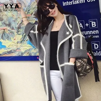 New Arrival Autumn Fashion Womens Cardigan Pocket Elegant Large Lapel Poncho Cashmere Coat Clothing For Female Free Shipping
New Arrival Autumn Fashion Womens Cardigan Pocket Elegant Large Lapel Poncho Cashmere Coat Clothing For Female Free Shipping