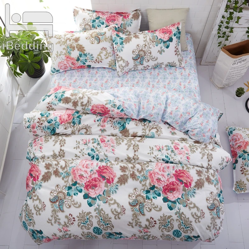 Home Bedding Flower Bedding Set 3/4pcs Bed Linen Summer Duvet Cover Set Elegant Wedding Bed Set Home Decor Pastoral Flat Sheet
Home Bedding Flower Bedding Set 3/4pcs Bed Linen Summer Duvet Cover Set Elegant Wedding Bed Set Home Decor Pastoral Flat Sheet
