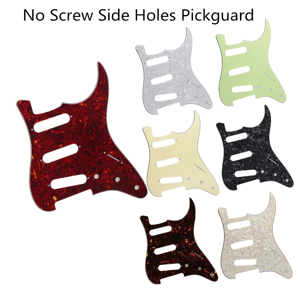 FLEOR 1PCS NO Mounting Hole Strat Guitar Pickguard SSS Scratch Plate For Guitar Pick Guard Guitar Parts Custom 10 Colors Choose
FLEOR 1PCS NO Mounting Hole Strat Guitar Pickguard SSS Scratch Plate For Guitar Pick Guard Guitar Parts Custom 10 Colors Choose