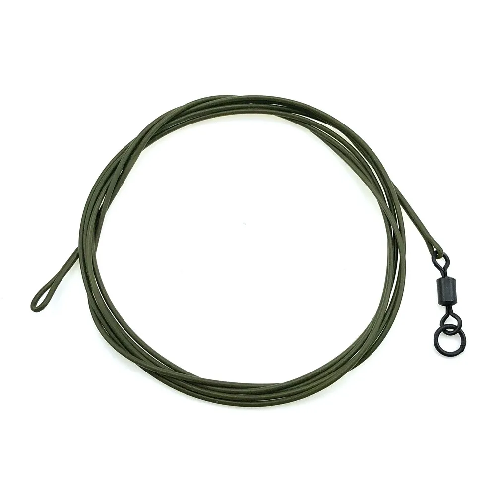 1m 30lb Carp fishing ready tied hook link leader with spinner quick change swivel coated braid uncoated line for hair rigs
1m 30lb Carp fishing ready tied hook link leader with spinner quick change swivel coated braid uncoated line for hair rigs