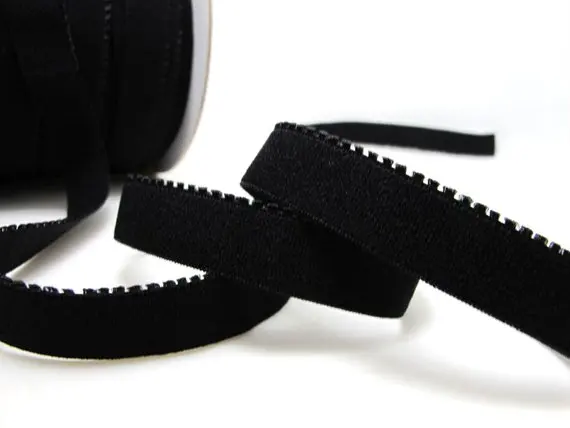 CLEARANCE|8 Yards 5/8 Inch Black Decorative Pattern Lingerie Elastic|Headband Elastic|Skinny Elastic|Narrow Stretch Lace|EL99
CLEARANCE|8 Yards 5/8 Inch Black Decorative Pattern Lingerie Elastic|Headband Elastic|Skinny Elastic|Narrow Stretch Lace|EL99