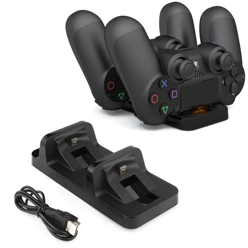 Controller Double Handle Wireless Chargers Dual USB Charging Dock Station Stand for Sony Playstation 4/Slim/Pro PS4
Controller Double Handle Wireless Chargers Dual USB Charging Dock Station Stand for Sony Playstation 4/Slim/Pro PS4