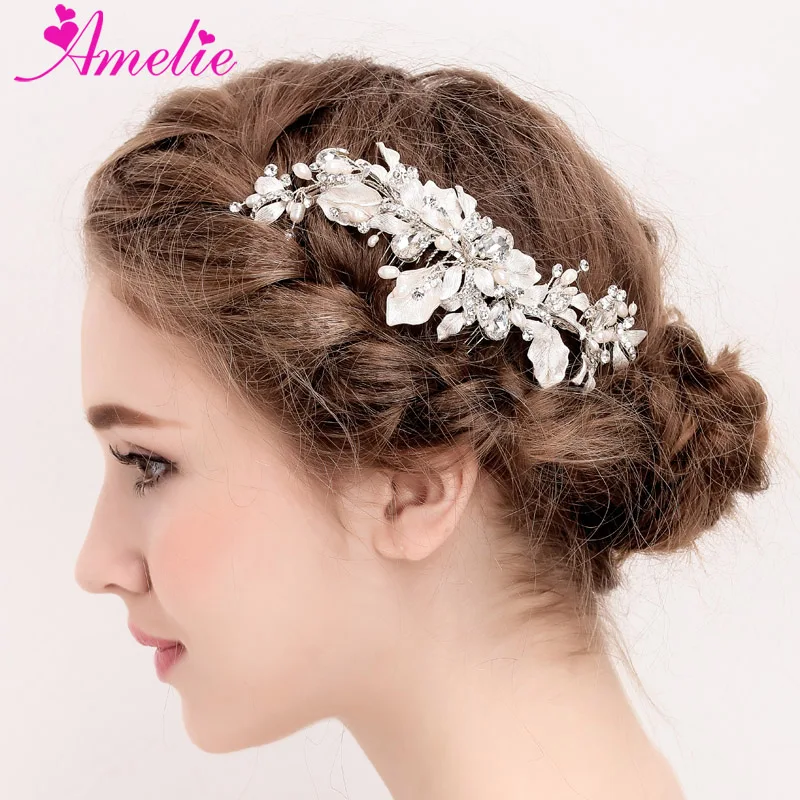 Bride Hair Accessories Freshwater Pearls Enamel Leaf Clusters Lush Wedding Hair Side Comb Women Headwear For Jolly Holiday
Bride Hair Accessories Freshwater Pearls Enamel Leaf Clusters Lush Wedding Hair Side Comb Women Headwear For Jolly Holiday
