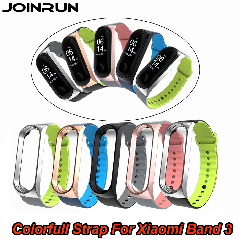 Joinrun Silicone/Metal Wristband For Mi Band 3 Colorfull Strap Wrist strap For xiaomi mi band 3 accessories bracelet
Joinrun Silicone/Metal Wristband For Mi Band 3 Colorfull Strap Wrist strap For xiaomi mi band 3 accessories bracelet