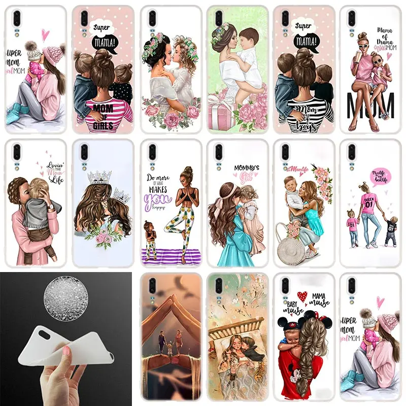 Fashion Black Brown Hair Baby Mom Girl Queen Silicone Phone Case For Huawei P30 P20 P30Pro P10 P9 P8 Plus Lite 2017 P samrt 2019
Fashion Black Brown Hair Baby Mom Girl Queen Silicone Phone Case For Huawei P30 P20 P30Pro P10 P9 P8 Plus Lite 2017 P samrt 2019