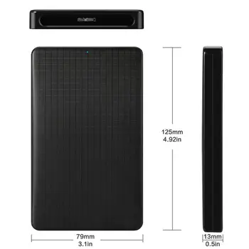 2.5 Inch Sata 22pin 7+15 SSD to USB 3.0 External Hard Disk Enclosure for Laptop & PC & Macbook
2.5 Inch Sata 22pin 7+15 SSD to USB 3.0 External Hard Disk Enclosure for Laptop & PC & Macbook