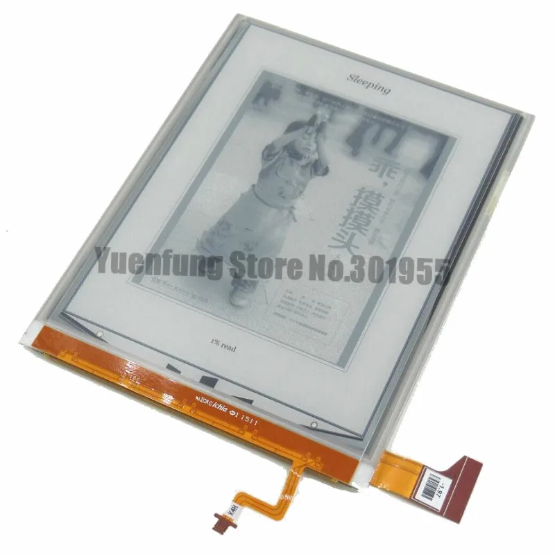 Original ED068TG1 ED068OG1 (LF) e-ink LCD Screen for KOBO Aura HD or Kobo H2O ebook Reader Display, Don't include TOUCH module
Original ED068TG1 ED068OG1 (LF) e-ink LCD Screen for KOBO Aura HD or Kobo H2O ebook Reader Display, Don't include TOUCH module