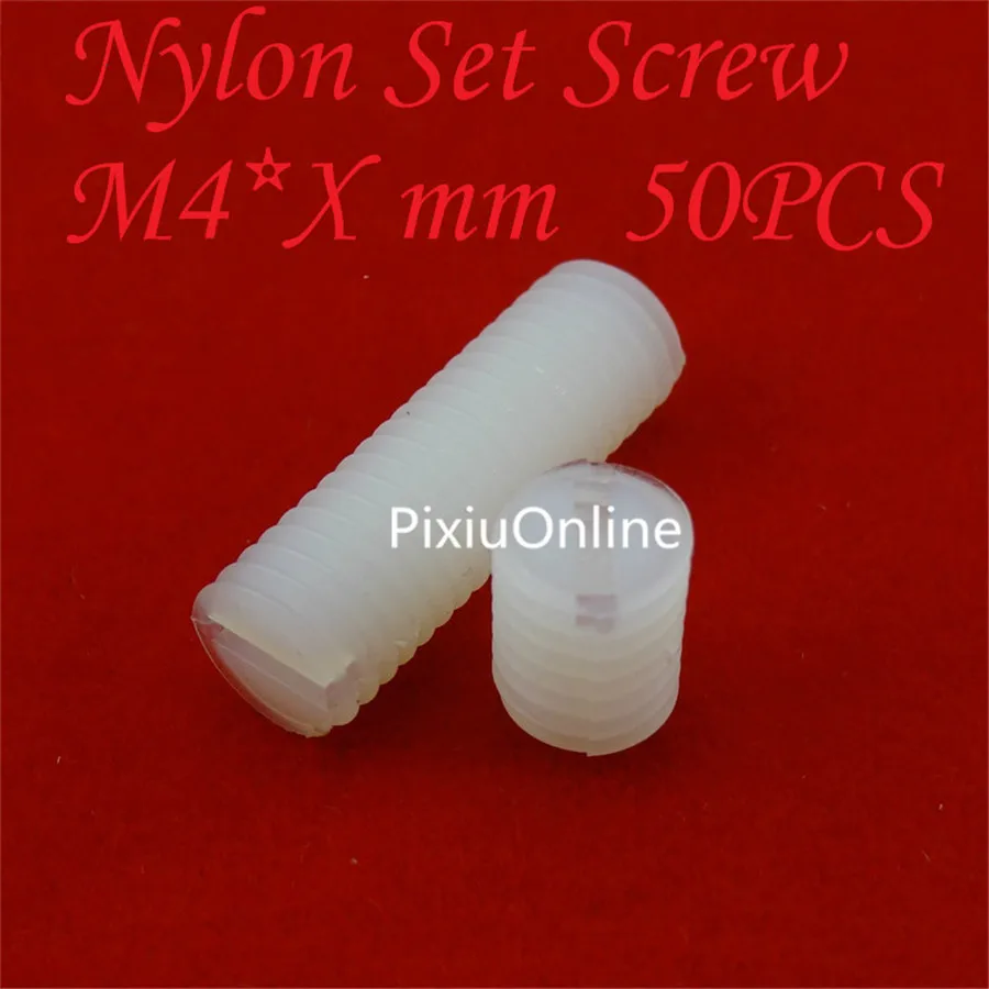 50pcs/pac YT467X Socket Set Screws Plastics Standard M4 Nylon Stop Screw Drop Shipping France
50pcs/pac YT467X Socket Set Screws Plastics Standard M4 Nylon Stop Screw Drop Shipping France