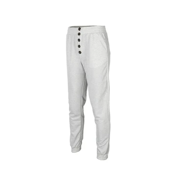 Solid Gray Color High Waist Haram Pants Loose Casual Single Breasted Elastic Waist Elegant Autumn Pant For Women
Solid Gray Color High Waist Haram Pants Loose Casual Single Breasted Elastic Waist Elegant Autumn Pant For Women