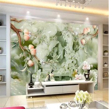 3D Wallpaper M For Kids Room Peach Landscape Painting Jade Carving TV Background Wall Decoration Painting Living Room Mural
3D Wallpaper M For Kids Room Peach Landscape Painting Jade Carving TV Background Wall Decoration Painting Living Room Mural
