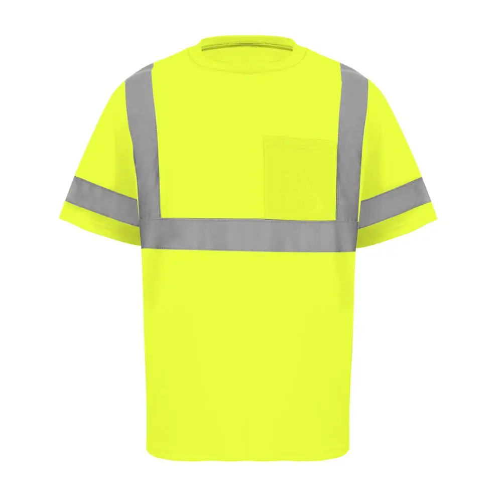 Safety ShirtHi-Viz Safety Yellow short sleeve reflective t-shirt Strip Fabric work wear for men
Safety ShirtHi-Viz Safety Yellow short sleeve reflective t-shirt Strip Fabric work wear for men