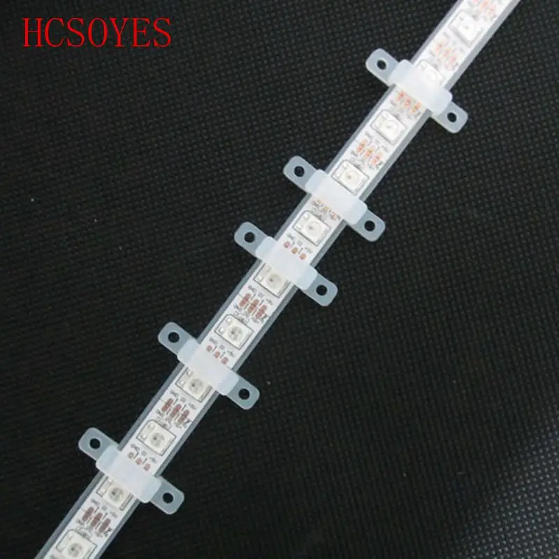 HCSOYES 50/100 pcs Silicon Clip led connector led chip use for Fixing WS2812B/ WS2811 /LPD6803/3528/5050/ LED Strip
HCSOYES 50/100 pcs Silicon Clip led connector led chip use for Fixing WS2812B/ WS2811 /LPD6803/3528/5050/ LED Strip