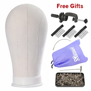 Xtrend Practical Canvas Block Head Mannequin Head Wigs Glasses Cap Display Holder Stand Model Drop Shipping 21/22/23/24/25INCH
Xtrend Practical Canvas Block Head Mannequin Head Wigs Glasses Cap Display Holder Stand Model Drop Shipping 21/22/23/24/25INCH