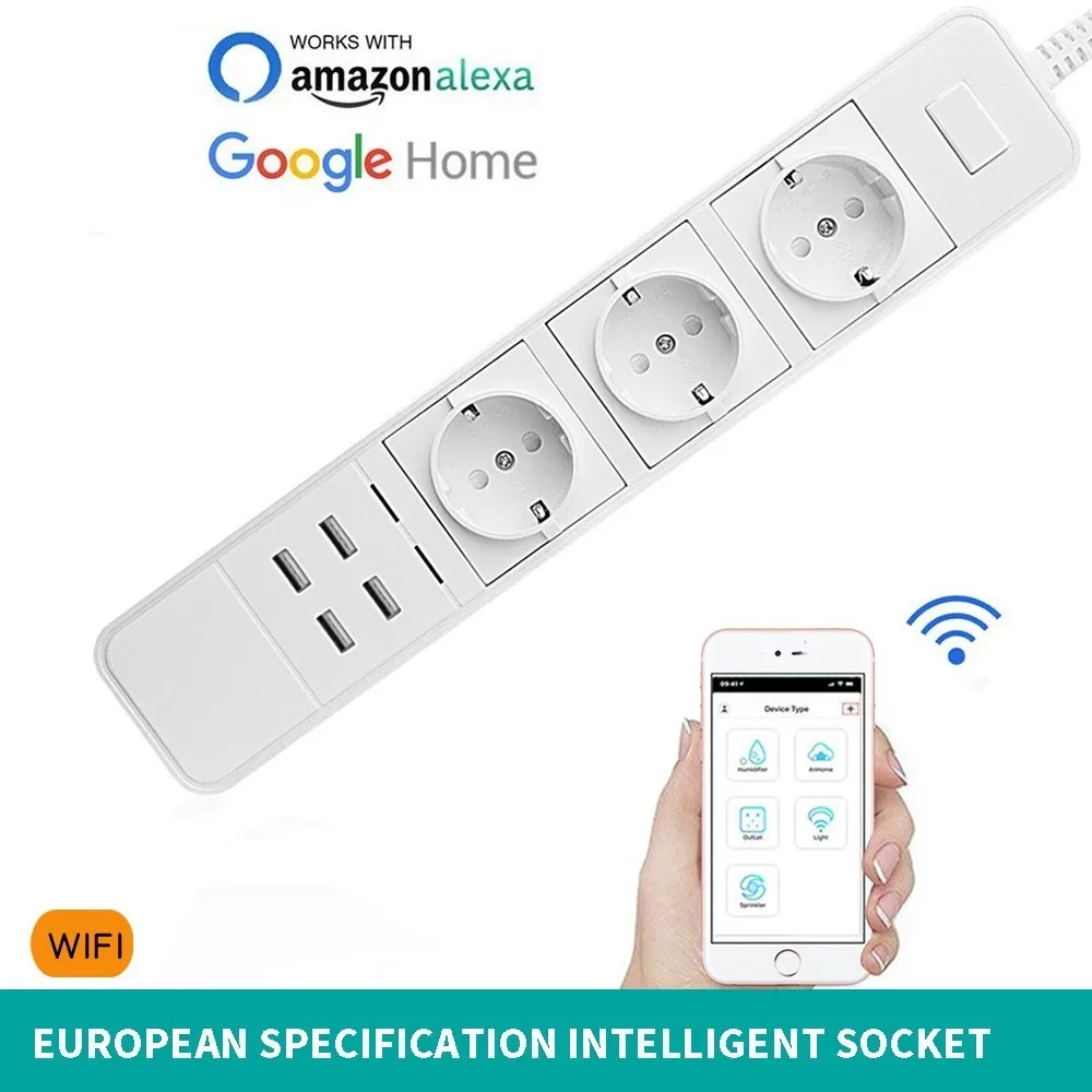 Europe Wifi Intelligence Row Insert App Long-range Remote Control Socket Can Voice Control Bring Usb Mouth
Europe Wifi Intelligence Row Insert App Long-range Remote Control Socket Can Voice Control Bring Usb Mouth