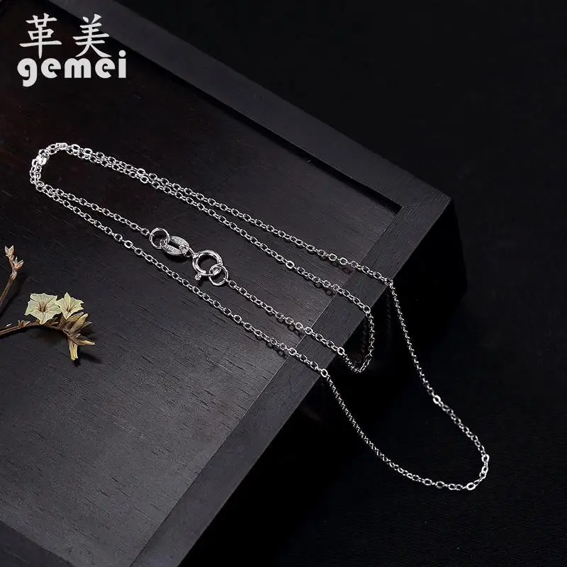 Gemei 100% Authentic 925 Sterling Silver Chain Necklace With Lobster Clasps Fit Men Women Pendant Sterling Silver Jewelry
Gemei 100% Authentic 925 Sterling Silver Chain Necklace With Lobster Clasps Fit Men Women Pendant Sterling Silver Jewelry