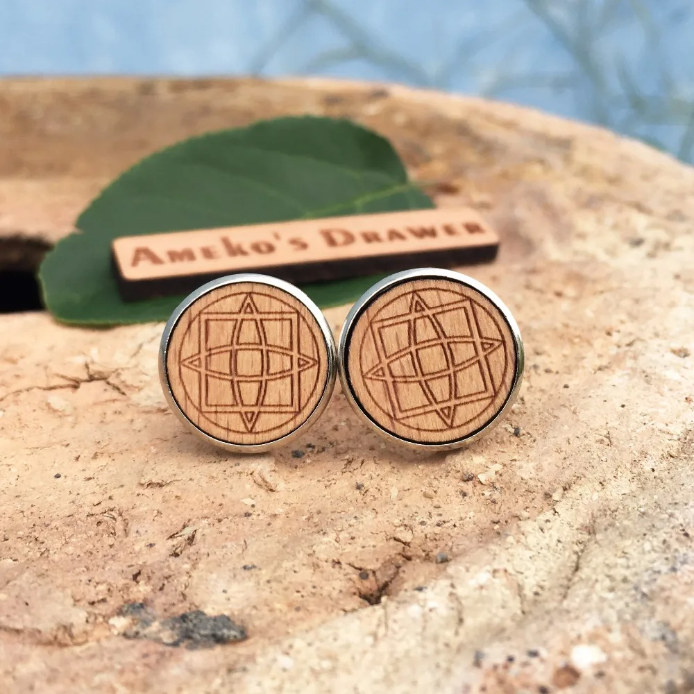 Minimalist Laser Engraved Cufflinks Magic Pattern Wooden Cufflinks Magic Circle Stud Magic Suit Accessory X 5 Pairs
Minimalist Laser Engraved Cufflinks Magic Pattern Wooden Cufflinks Magic Circle Stud Magic Suit Accessory X 5 Pairs