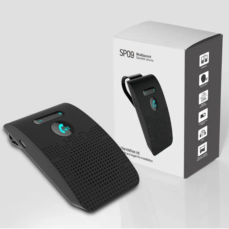 New Wireless Car Bluetooth V5.0 Bluetooth Handsfree Car Kit Wireless Bluetooth Speaker Phone Sun Visor Clip Speakerphone qiang
New Wireless Car Bluetooth V5.0 Bluetooth Handsfree Car Kit Wireless Bluetooth Speaker Phone Sun Visor Clip Speakerphone qiang