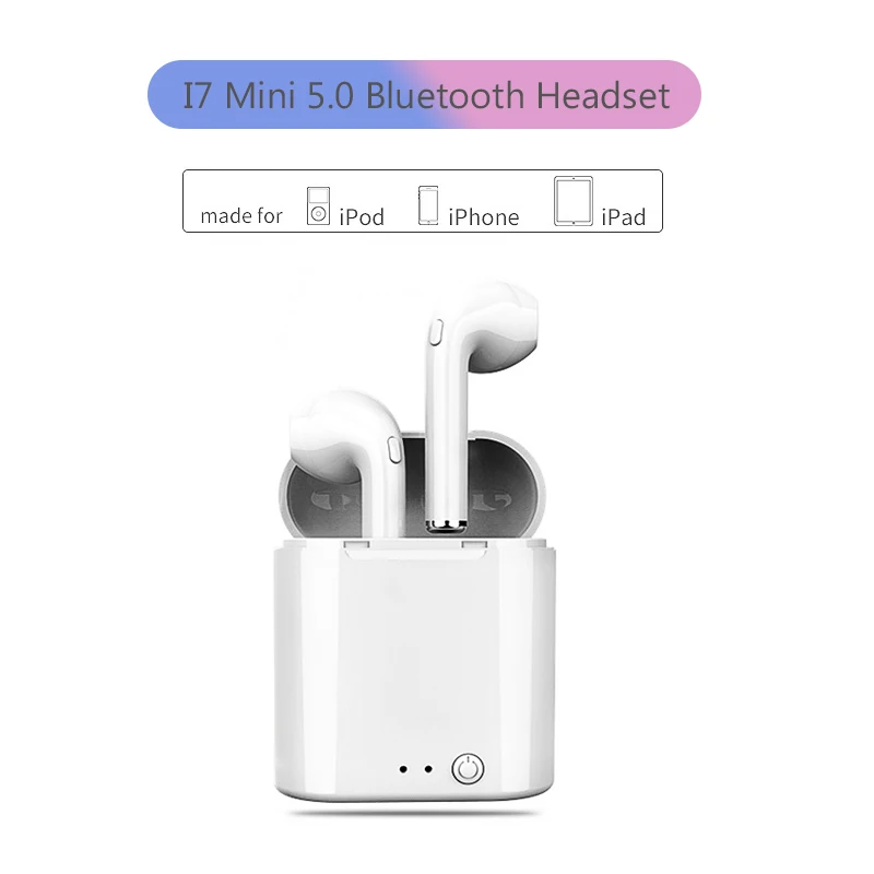 i7 i7s mini tws wireless bluetooth earphone Wireless earphones 5.0 Waterproof Earbud with Charging Box Mic PK i9s i12 i13 i18
i7 i7s mini tws wireless bluetooth earphone Wireless earphones 5.0 Waterproof Earbud with Charging Box Mic PK i9s i12 i13 i18