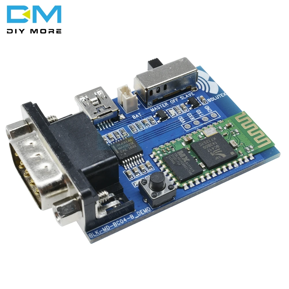RS232 Bluetooth Serial Adapter Board Communication Master Slave 2 Modes 5V Mini USB Bluetooth Serial Port Profile Module
RS232 Bluetooth Serial Adapter Board Communication Master Slave 2 Modes 5V Mini USB Bluetooth Serial Port Profile Module
