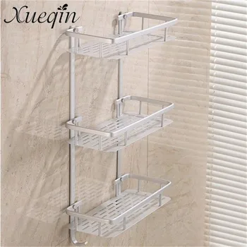 1/2/3 Tier Bathroom Space Shelves Alumimum Home Kitchen Bathroom Shower Storage Shelf Caddy Basket Rack wall mounted Bath Shelve
1/2/3 Tier Bathroom Space Shelves Alumimum Home Kitchen Bathroom Shower Storage Shelf Caddy Basket Rack wall mounted Bath Shelve