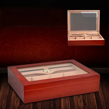 Good Quality Hot Sale Wooden Red Color Cigar Humidor Classic Wood Storage Box Cigar Collection Case
Good Quality Hot Sale Wooden Red Color Cigar Humidor Classic Wood Storage Box Cigar Collection Case