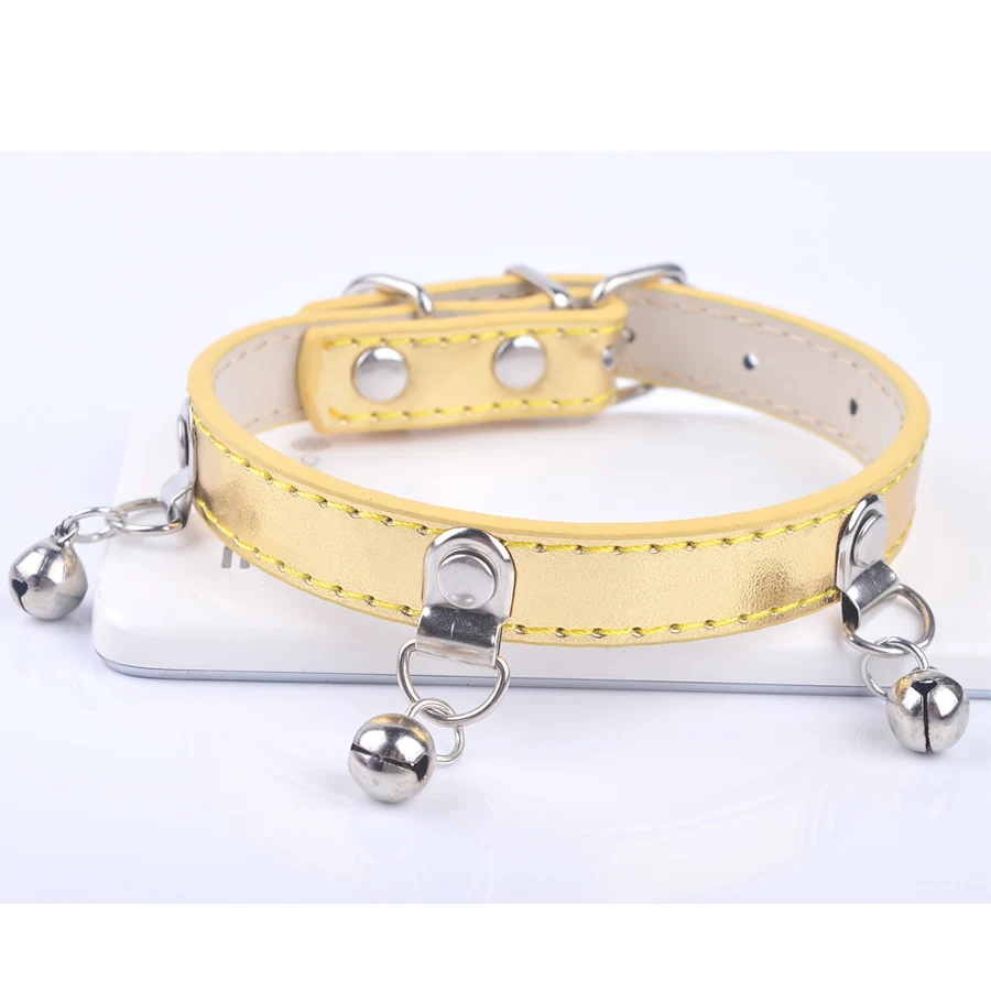 6Colors Pu Leather Dog Collar Cute Bells Accessories Puppy Pet Necklace For Small Dogs Ajustable Buckle Pet Products
6Colors Pu Leather Dog Collar Cute Bells Accessories Puppy Pet Necklace For Small Dogs Ajustable Buckle Pet Products
