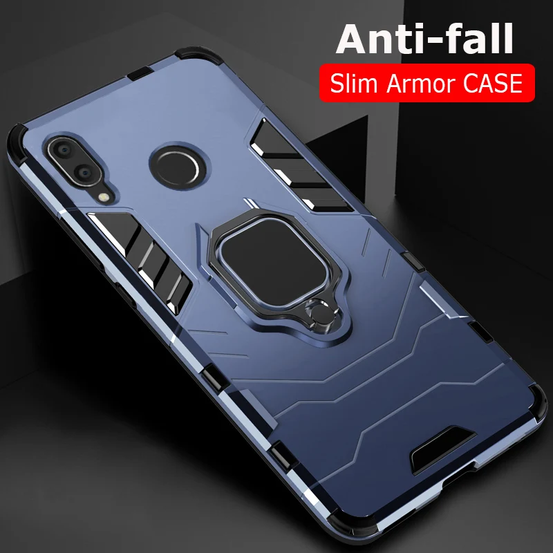 Slim Shockproof Armor Case For Xiaomi Redmi Note 7 6 Pro finger ring holder stand hybrid hard Cover For Redmi Note 7 Pro Cases
Slim Shockproof Armor Case For Xiaomi Redmi Note 7 6 Pro finger ring holder stand hybrid hard Cover For Redmi Note 7 Pro Cases