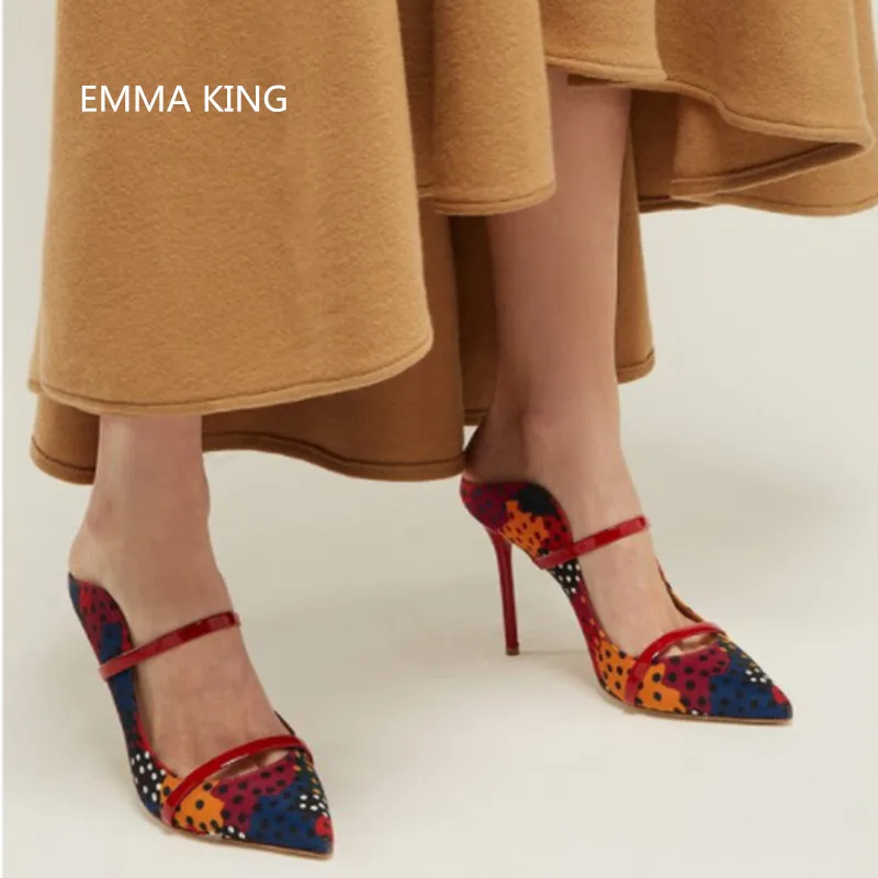 Autumn Mixed Colors Stilettos Women's Pumps Wave Point Pattern Belt Strap Shoes Women Thin Heels Pointed Toe Zapatos De Mujer
Autumn Mixed Colors Stilettos Women's Pumps Wave Point Pattern Belt Strap Shoes Women Thin Heels Pointed Toe Zapatos De Mujer