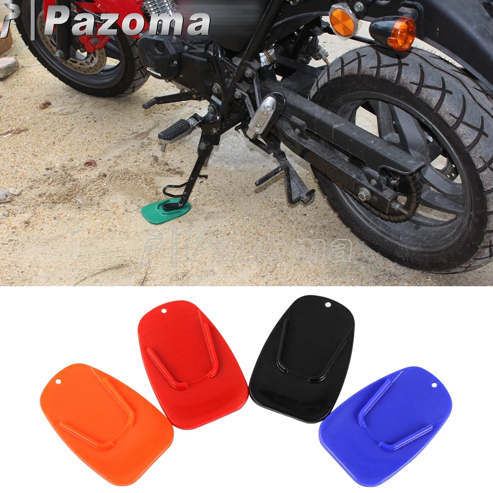 Dirt Bike Motorcycle Universal Plastic Kickstand Side Stand Plate Pad Base for Yamaha Honda Harley Suzuki Black Red Blue Orange
Dirt Bike Motorcycle Universal Plastic Kickstand Side Stand Plate Pad Base for Yamaha Honda Harley Suzuki Black Red Blue Orange