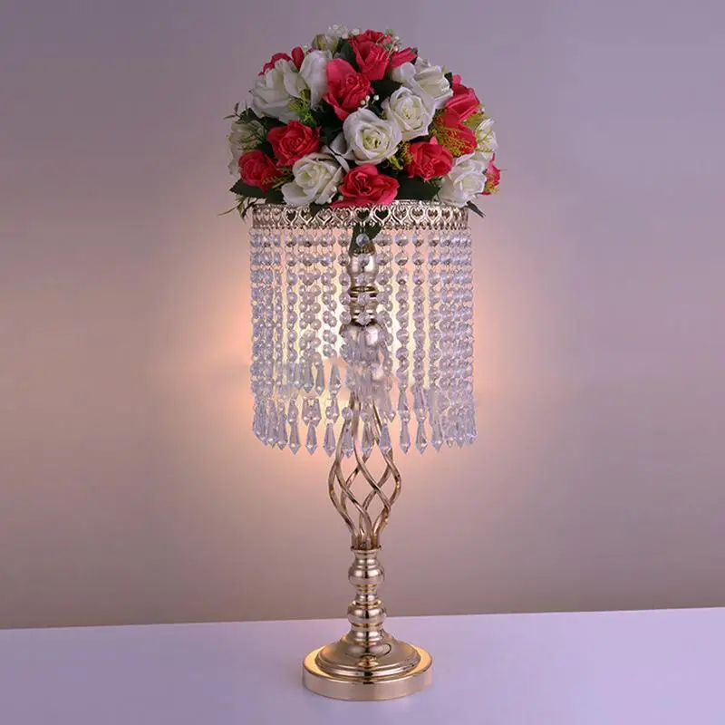 Crystal Wedding Decoration Centerpieces Wedding Flower Ball Holder Table Centerpiece Vase Stand Crystal Candlestick gold color
Crystal Wedding Decoration Centerpieces Wedding Flower Ball Holder Table Centerpiece Vase Stand Crystal Candlestick gold color