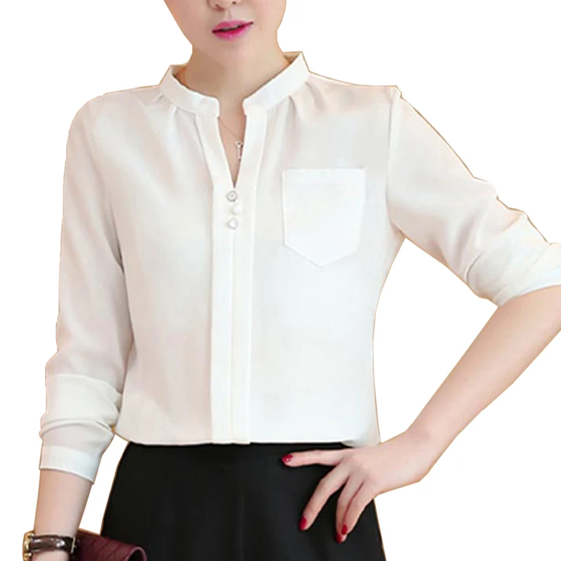 Spring Sexy V-Neck Long Sleeve Blouse Women 2018 New Summer Shirts White Big Size Women Clothes new Femininos Blouses & Shirts
Spring Sexy V-Neck Long Sleeve Blouse Women 2018 New Summer Shirts White Big Size Women Clothes new Femininos Blouses & Shirts