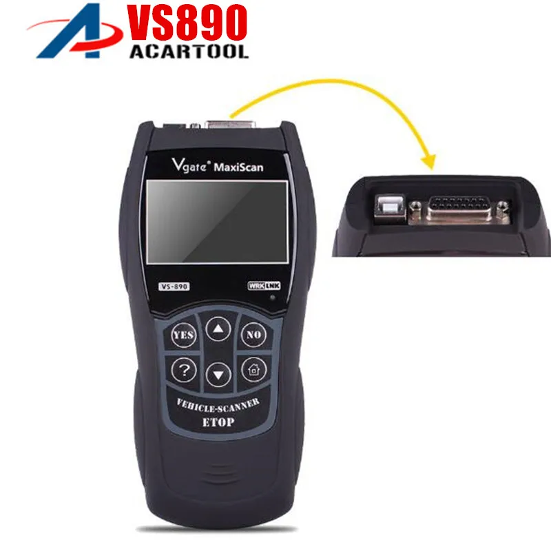Best price VS890 OBD2 Code Reader Universal VGATE VS890 OBD2 Scanner Multi-language Car Diagnostic Tool Vgate MaxiScan VS890
Best price VS890 OBD2 Code Reader Universal VGATE VS890 OBD2 Scanner Multi-language Car Diagnostic Tool Vgate MaxiScan VS890