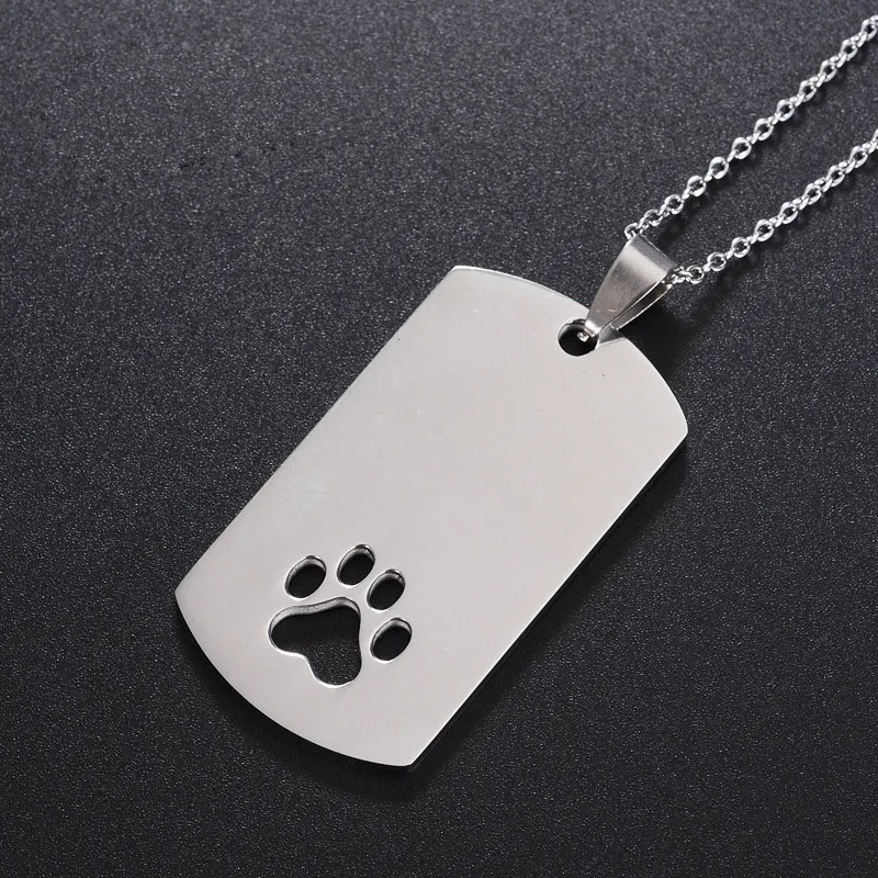 100pcs Pet Dog Cat Collar Accessories Decoration ID Tags Anti-lost Stainless Steel Paw Shape Customized Tag ZA5530
100pcs Pet Dog Cat Collar Accessories Decoration ID Tags Anti-lost Stainless Steel Paw Shape Customized Tag ZA5530