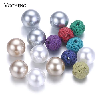 

50pcs/lot Mixed Colors Aromatherapy Ball 6 mm Essential Oil Diffuser Perfume Balls Natural Stone for Pearl Locket VA-532